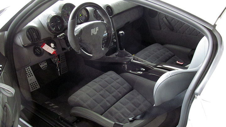 The RUF CTR3 interior